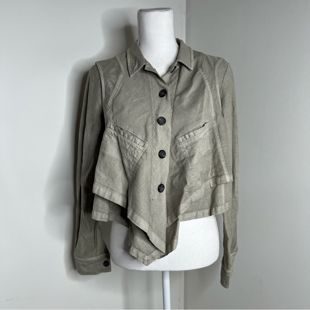 Anthropologie Hei Hei Renley Handkerchief Tops Jacket Size XS